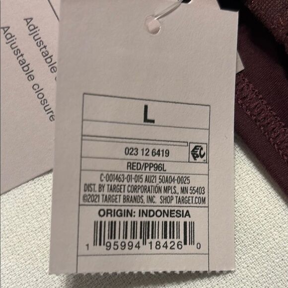 Auden Red Lace Wireless Bralette - Picture 3 of 11